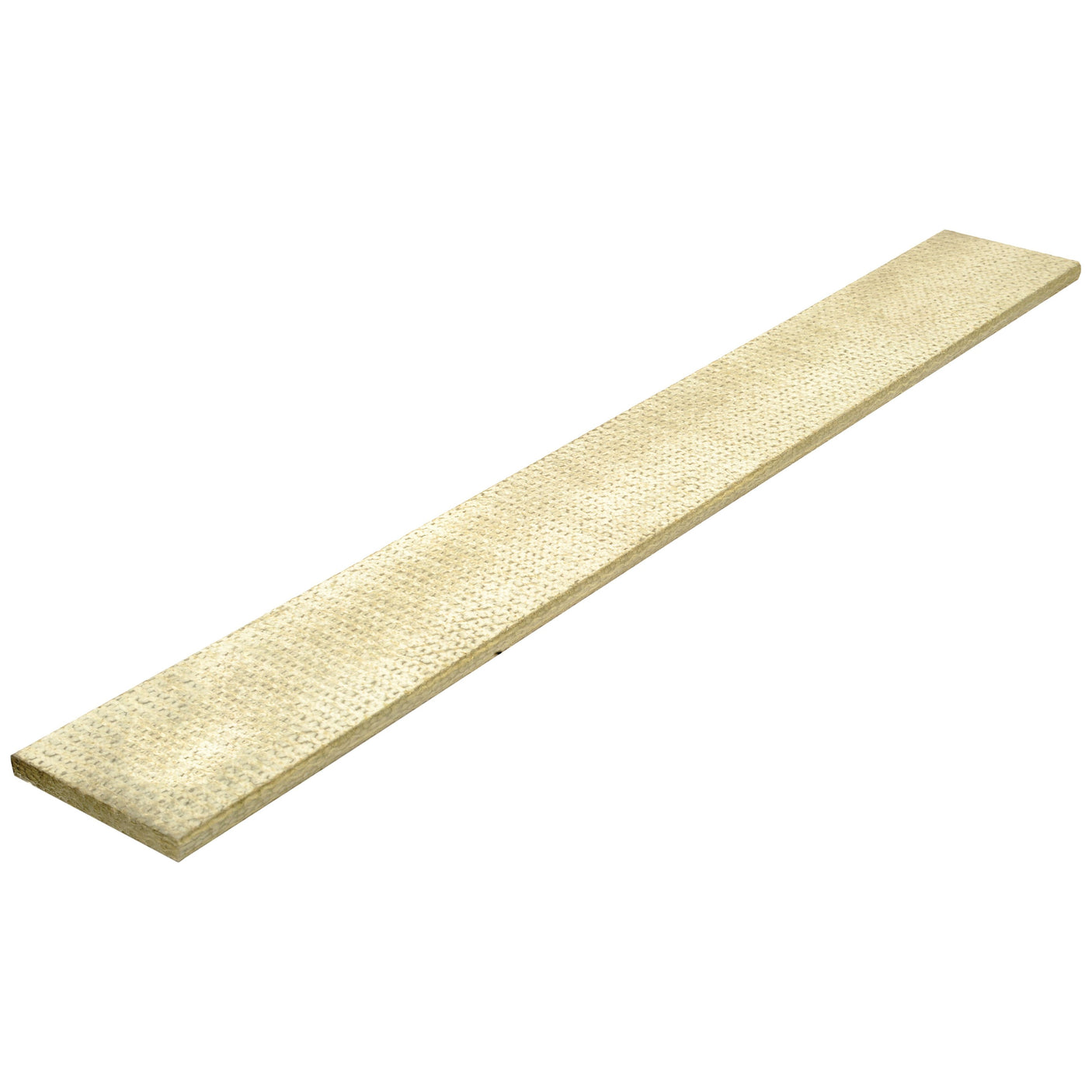 A long, rectangular Sparex Long Life Rotary Vane for vacuum pumps, measuring 460mm x 60mm x 6.5mm and textured in beige, is seen against a white background, akin to the durable components used in Battioni Pagani Pomp vacuum pumps (Sparex Part No.S.102528).