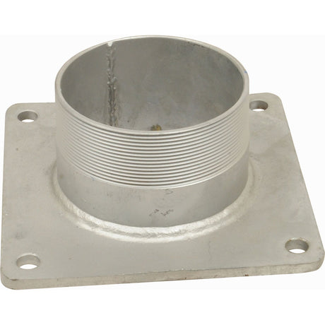 Square Flange with Thread 5''  BSPT (130mm) (Galvanised) - S.103086 - Farming Parts