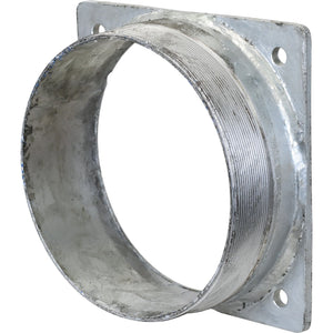 Square Flange with Thread 8''  BSPT (200mm) (Galvanised) - S.103088 - Farming Parts