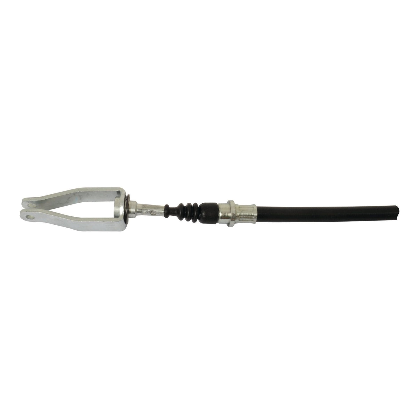 The Sparex Clutch Cable (Part No. S.103255) features a metal forked end, a flexible black rubber sheath, and an outer cable length of 690mm.