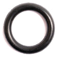 A black O Ring 3/32'' x 15/32'' (BS614) made of Nitrile Rubber with a Shore Hardness of 70, Sparex Part No.S.10343, displayed on a white background.