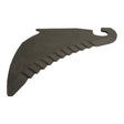 The Sparex Baler Blade, part number S.104955, with a serrated edge and a curved hook on one end, is an ideal replacement for Claas equipment such as the Claas ROLLANT 250.