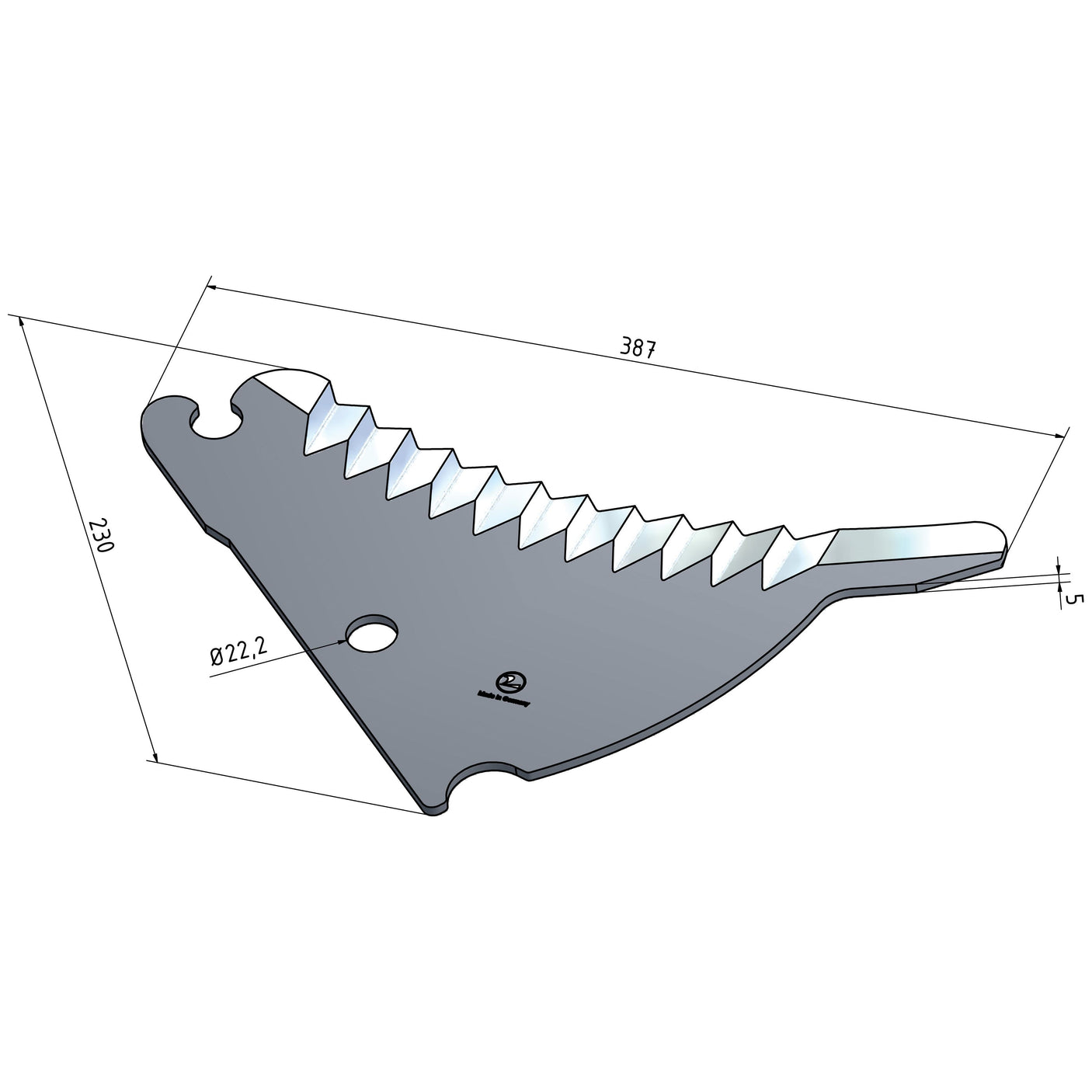 Baler Blade
 - S.104962 - Farming Parts