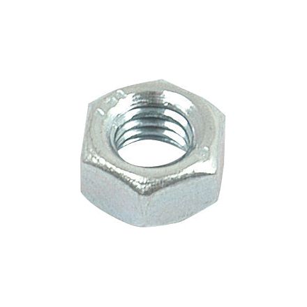 Metric Hexagon Nut, Size: M6 x 1.00mm (Din 934) Metric Coarse
 - S.1054 - Farming Parts