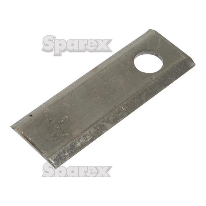 Farming Parts - Mower Blade - Flat blade, top edges sharp -  114 x 50x4mm - Hole⌀19mm  - RH & LH -  Replacement for JF, Stoll
 - S.105670 - Farming Parts