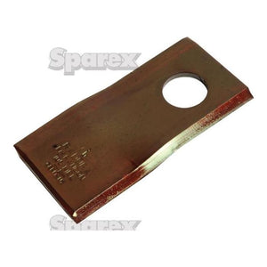 Farming Parts - Mower Blade - Twisted blade, top edge sharp & parallel -  105 x 48x4mm - Hole⌀21mm  - LH -  Replacement for Marangon, Agram
 - S.105677 - Farming Parts