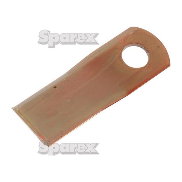 Farming Parts - Mower Blade - Twisted blade, top edge sharp & parallel -  129 x 48x4mm - Hole⌀21mm  - RH -  Replacement for Marangon, Agram
 - S.105682 - Farming Parts