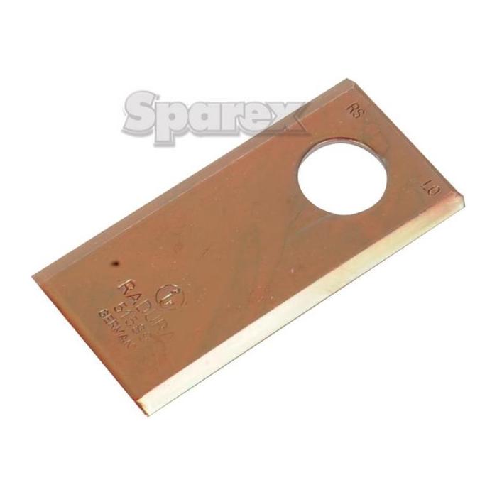 Farming Parts - Mower Blade - Flat blade, top edges sharp -  96 x 48x3mm - Hole⌀21mm  - RH & LH -  Replacement for SIP
 - S.105702 - Farming Parts