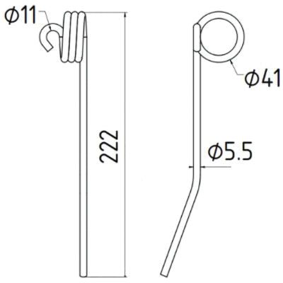 Reel Tine
 - S.106279 - Farming Parts