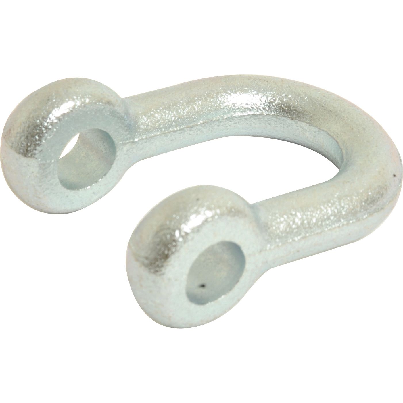 The Sparex Shackle Hole Ø 11mm, Depth: 14mm, Height: 70mm is a galvanized steel anchor shackle with a U-shaped design and two shackle holes at the ends, making it an excellent replacement for Rousseau.