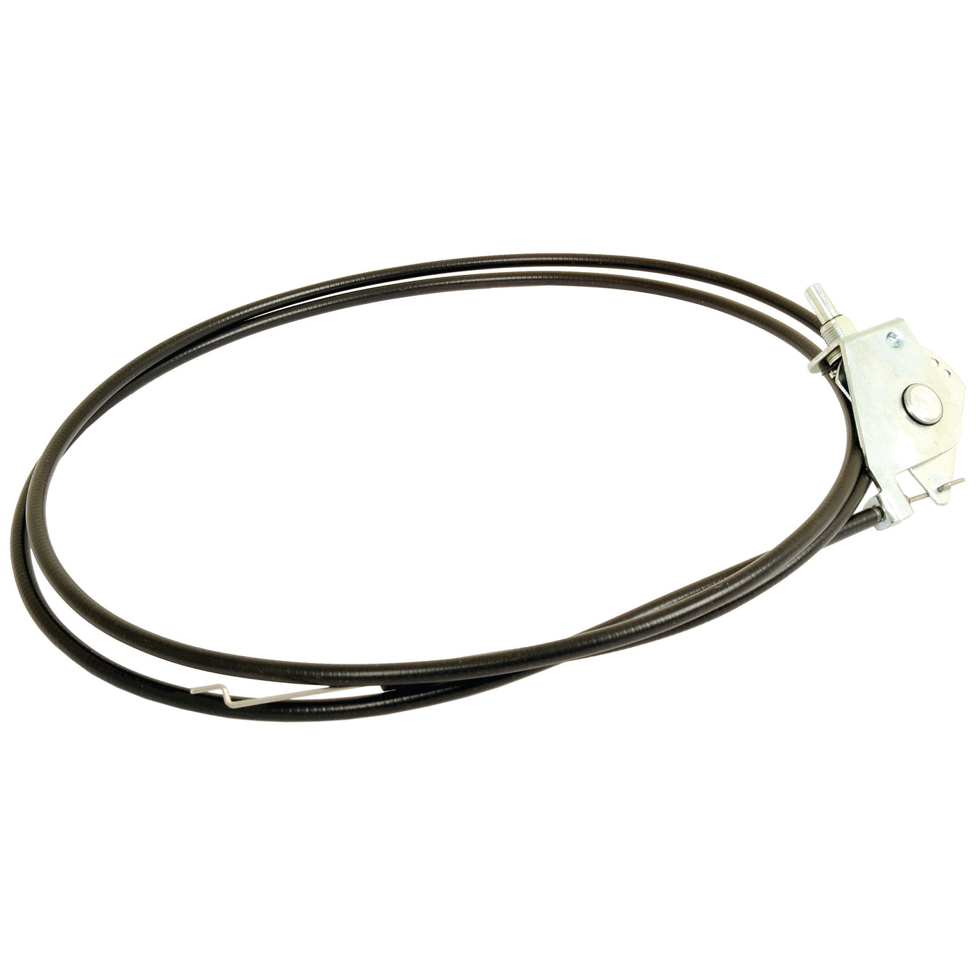 A coiled black cable with a metal connector at one end, specifically the Thermostatic Switch (Sparex Part No. S.106635) from the Sparex brand, likely part of a mechanical or electronic assembly used in Case IH machines or International Harvester systems.