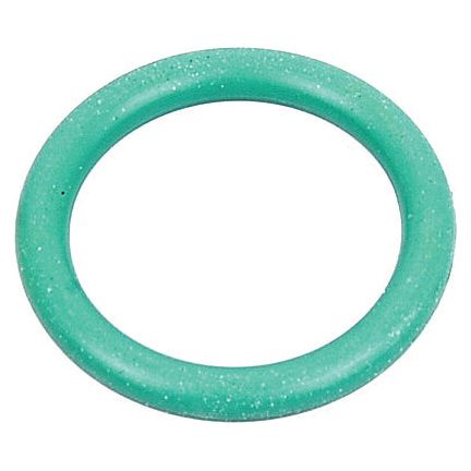 A circular green ring from the Sparex O' Ring Pack (15.54 x 20.78 x 2.62mm | Sparex Part No.S.106851), part of a set of 10 pieces, lying flat on a white background.