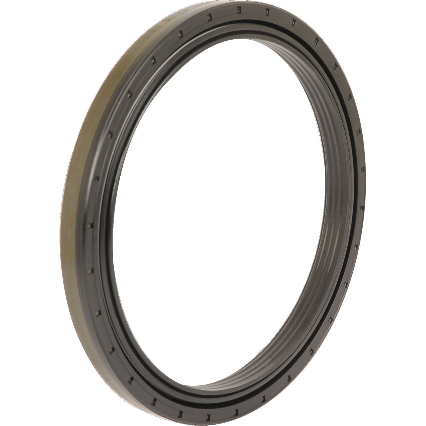 A close-up of the Sparex Oil Seal, 45.4 x 68.4 x 5.98mm (Sparex Part No. S.107228), a circular mechanical seal made of metal and rubber, similar to those used in John Deere machinery. This hub seal is essential in preventing the leakage of fluids or gases.