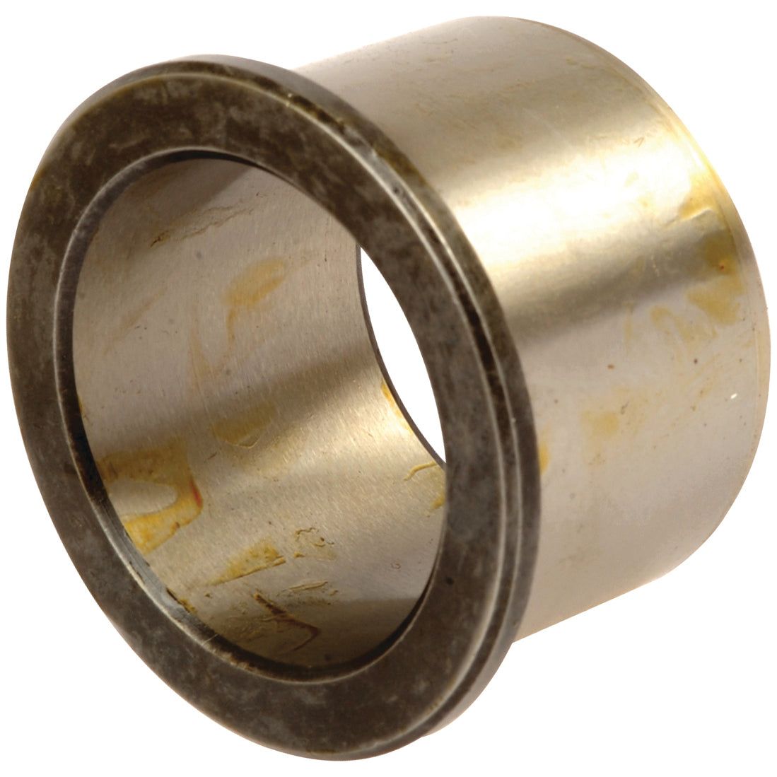 A cylindrical metal bearing with a slightly worn surface, ideal for use as an Axle Pivot Pin Bush in Sparex or Massey Ferguson machinery (Sparex Part No. S.107232).