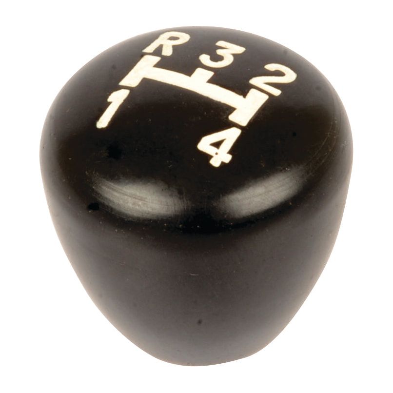 Sparex Gear Knob (Part No. S.107295) for Massey Ferguson, featuring a manual 5-speed shift pattern with reverse in the upper left corner, followed by first through fourth gears.