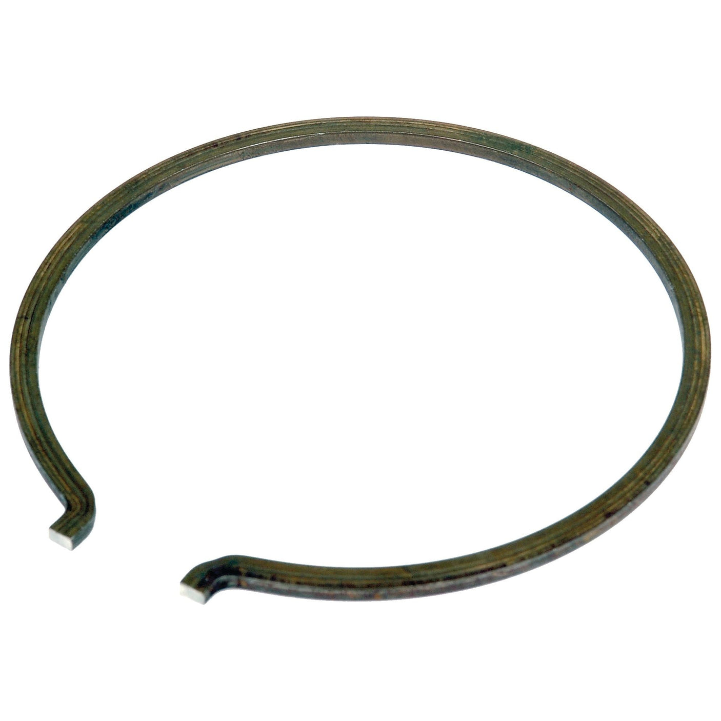 A Sparex Snap Ring, 86.5mm (DIN | Standard No. 471), with a circular shape and two open ends, ideal for use in Massey Ferguson machinery. Part No.S.107347