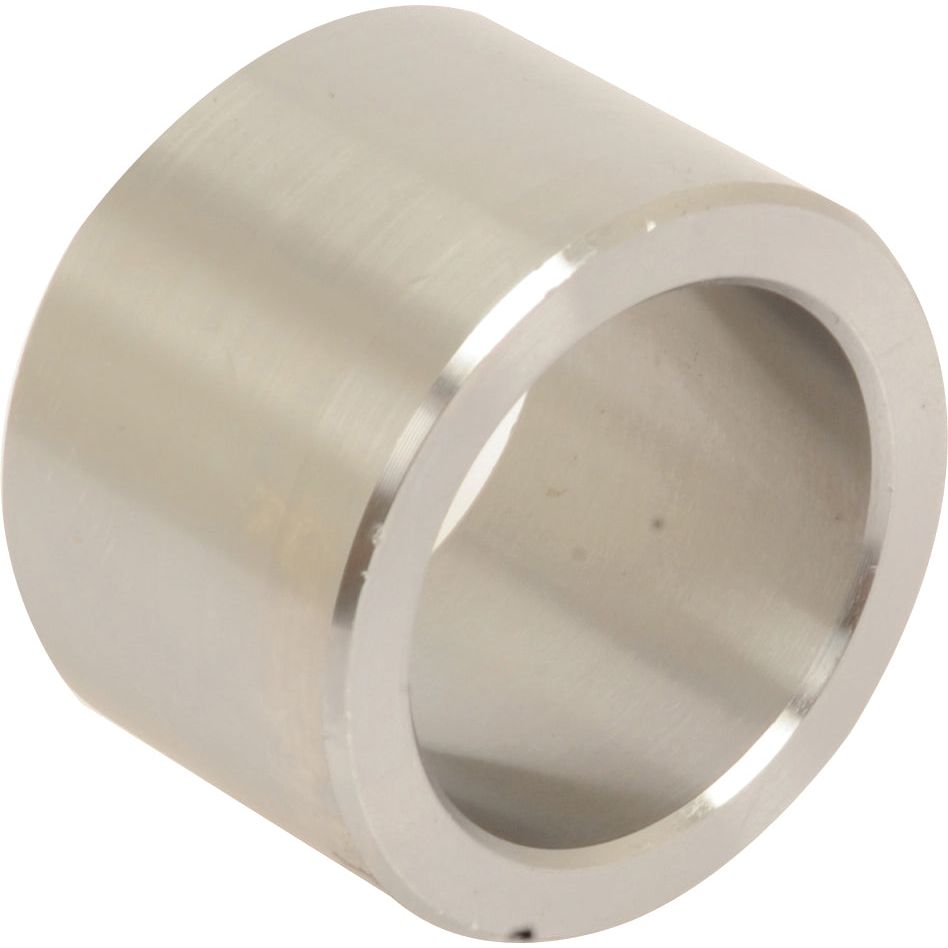 An Exhaust Flange (Sparex Part No. S.107555) from Sparex, compatible with the Fiat 130-90, features a cylindrical design with a smooth finish and a hollow center.