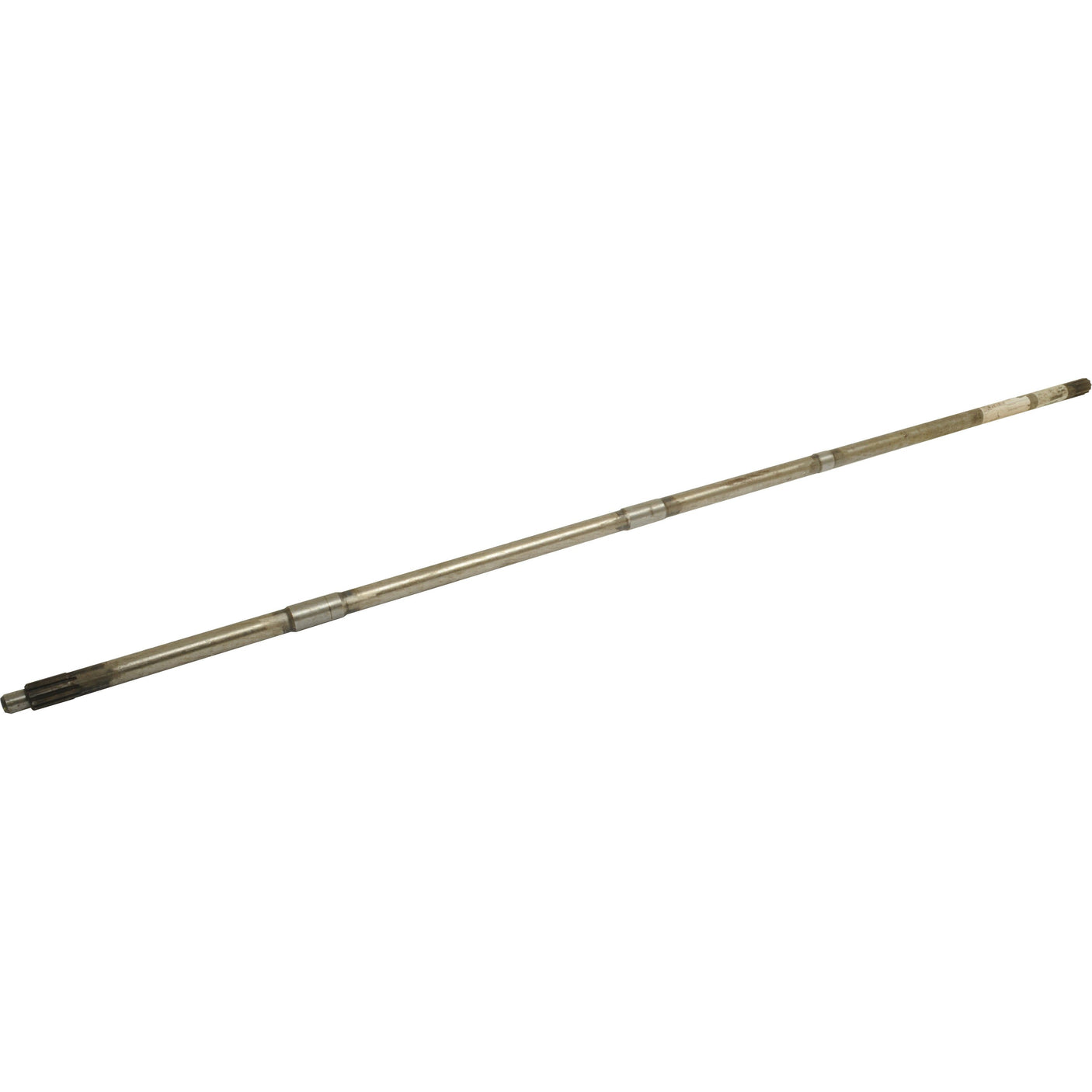 Introducing the Sparex Main Shaft, Sparex Part No. S.107997 – a sectional metal rod with threaded ends, perfect as the main shaft for Ford New Holland machinery.