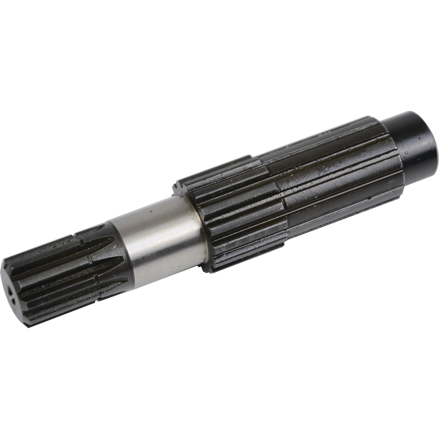 A durable Control Shaft - S.108060 with a cylindrical shape and multiple grooves along its length, designed for compatibility with Farmall machinery, from the trusted brand Sparex.