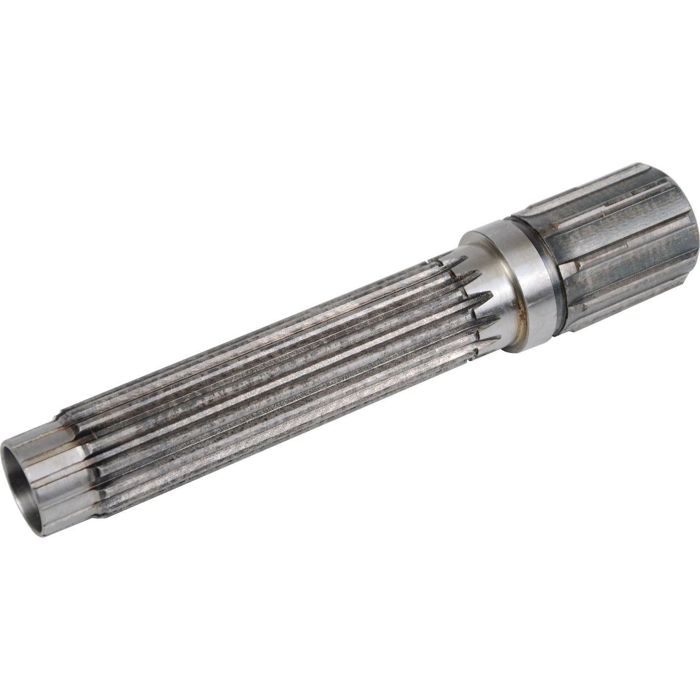 A cylindrical metal part featuring multiple grooves and ridges, identified as a Counter Shaft Nut (Sparex Part No.S.108097), designed for compatibility with Fiat 411R models and available through Sparex.