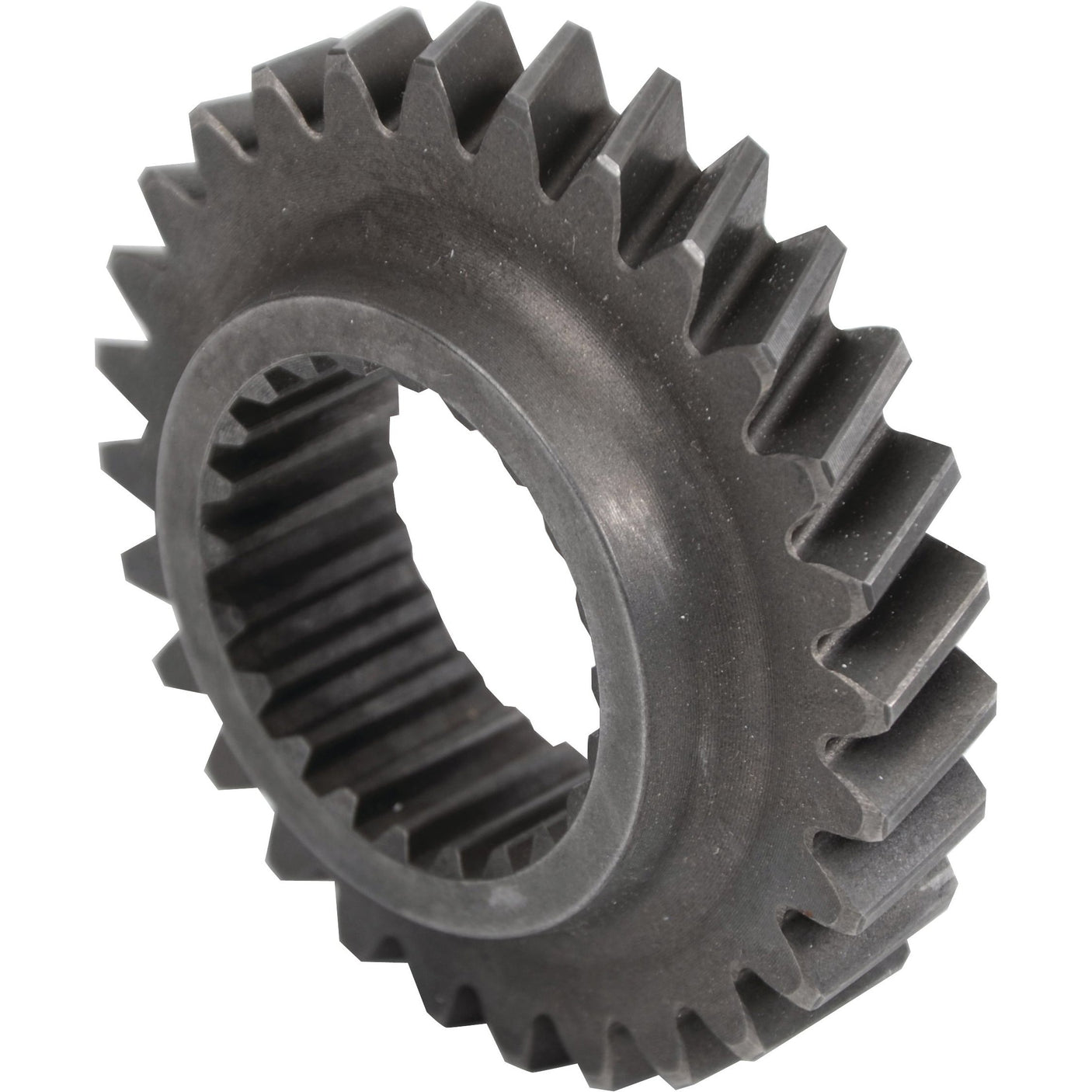 A Transmission Gear (Sparex Part No. S.108125) with evenly spaced teeth and a hollow center, used in mechanical systems for transmitting power or motion, compatible with Sparex components.