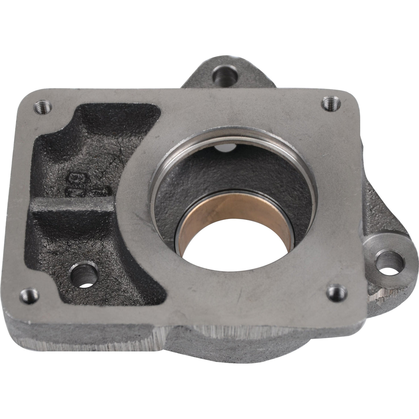 A Sparex Support (Part No. S.108369) featuring a central circular opening and several smaller surrounding holes, typically used in machinery or automotive applications.