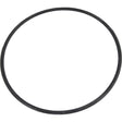 A black circular rubber O-ring, identified as Seal | Sparex Part No.S.108385 from the Sparex brand, potentially suitable for an International Harvester hydraulic piston, set against a white background.