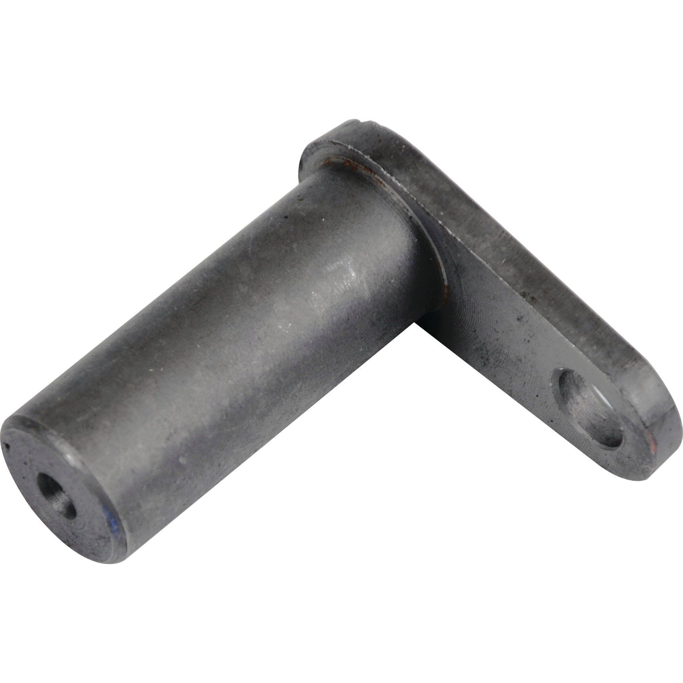 Push Rod Pin (Sparex Part No. S.108410) – a Sparex metal cylindrical bracket featuring an L-shaped mounting plate and a hole on the flange, compatible with Case IH and International Harvester machinery.