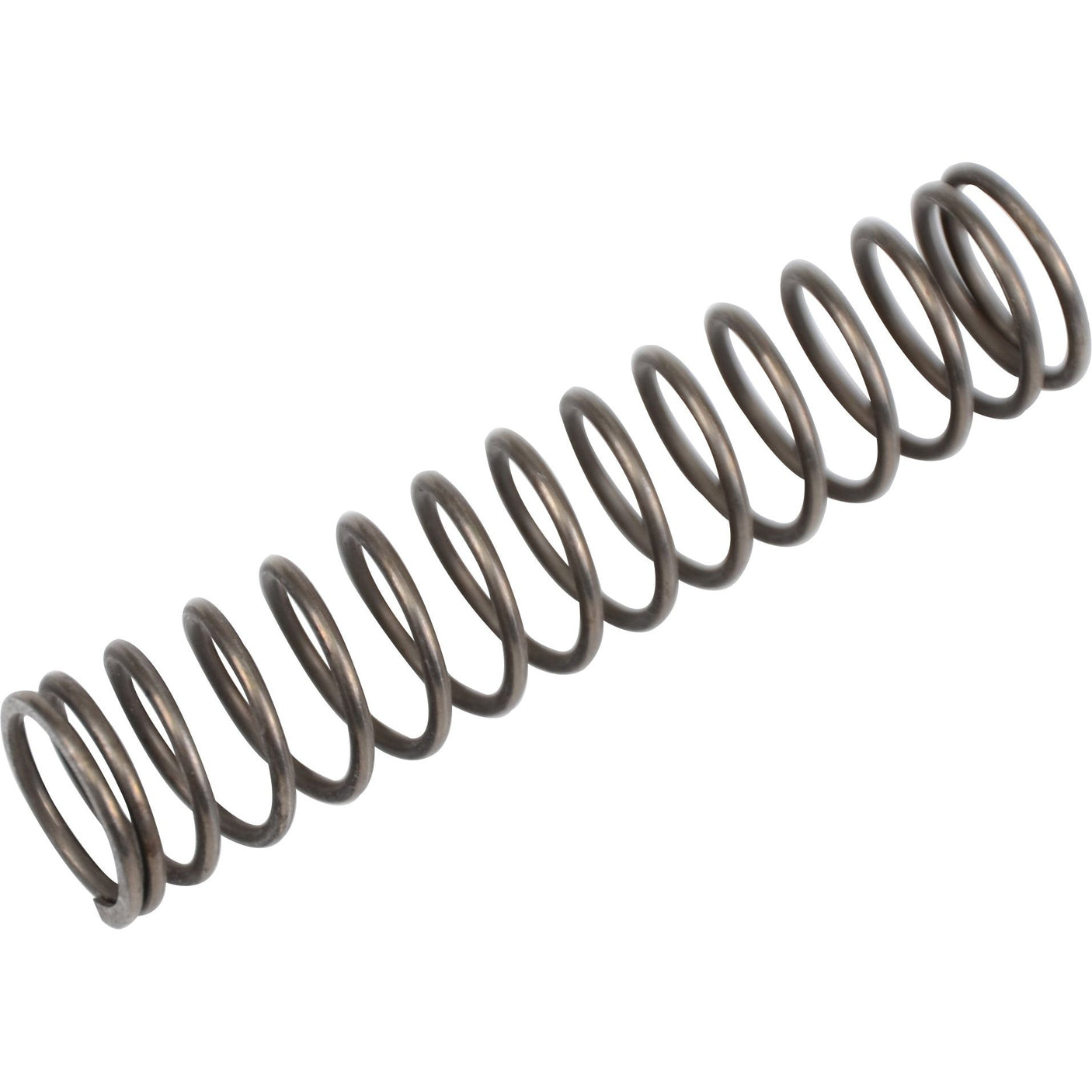 Close-up view of a Sparex metal coil spring (Sparex Part No. S.108434) with consistent loops, positioned horizontally against a white background, resembling the high-quality parts used by Case IH.