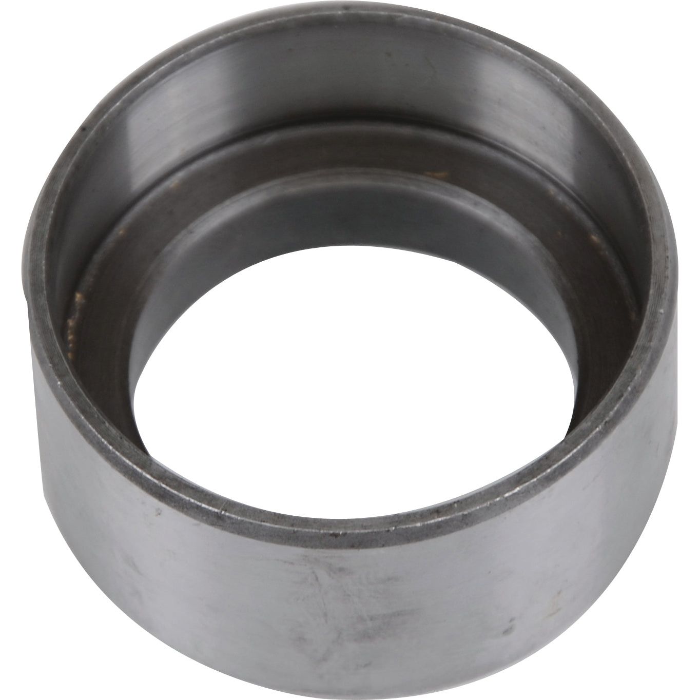 A Sparex Hydraulic Cross Shaft Ring (Sparex Part No. S.108519) with a smooth, polished stainless steel surface, similar to components found in Fiat 110-90 hydraulic systems, shown against a white background.