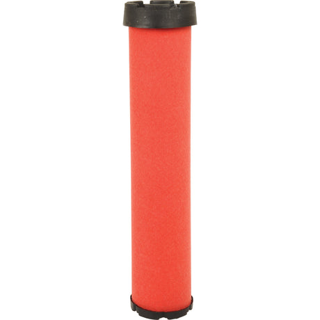 A cylindrical red Sparex air filter, model S.108784 (AF25521), with black caps on either end stands upright against a white background.