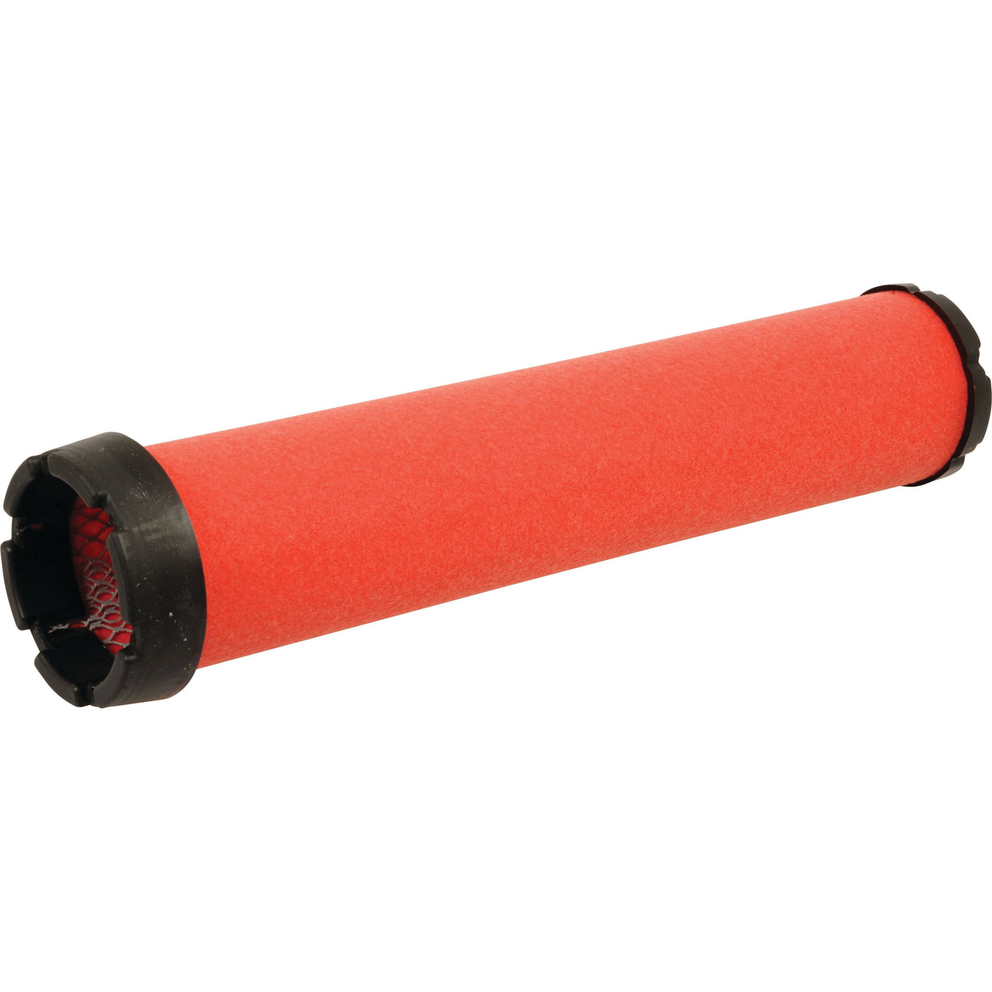 A red cylindrical Sparex air filter with black end caps, model AF25521 (Sparex Part No. S.108784).