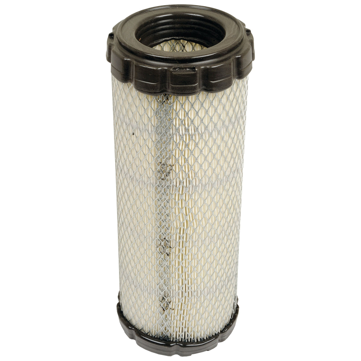 A cylindrical air filter, specifically the Sparex Air Filter - Outer - AF25551 (Sparex Part No. S.108790), featuring a pleated paper design and black plastic end caps.