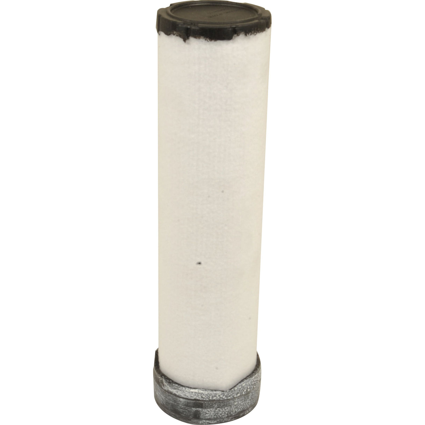 A Sparex cylindrical white air filter cartridge, product number AF25558, featuring black end caps and a metallic base.