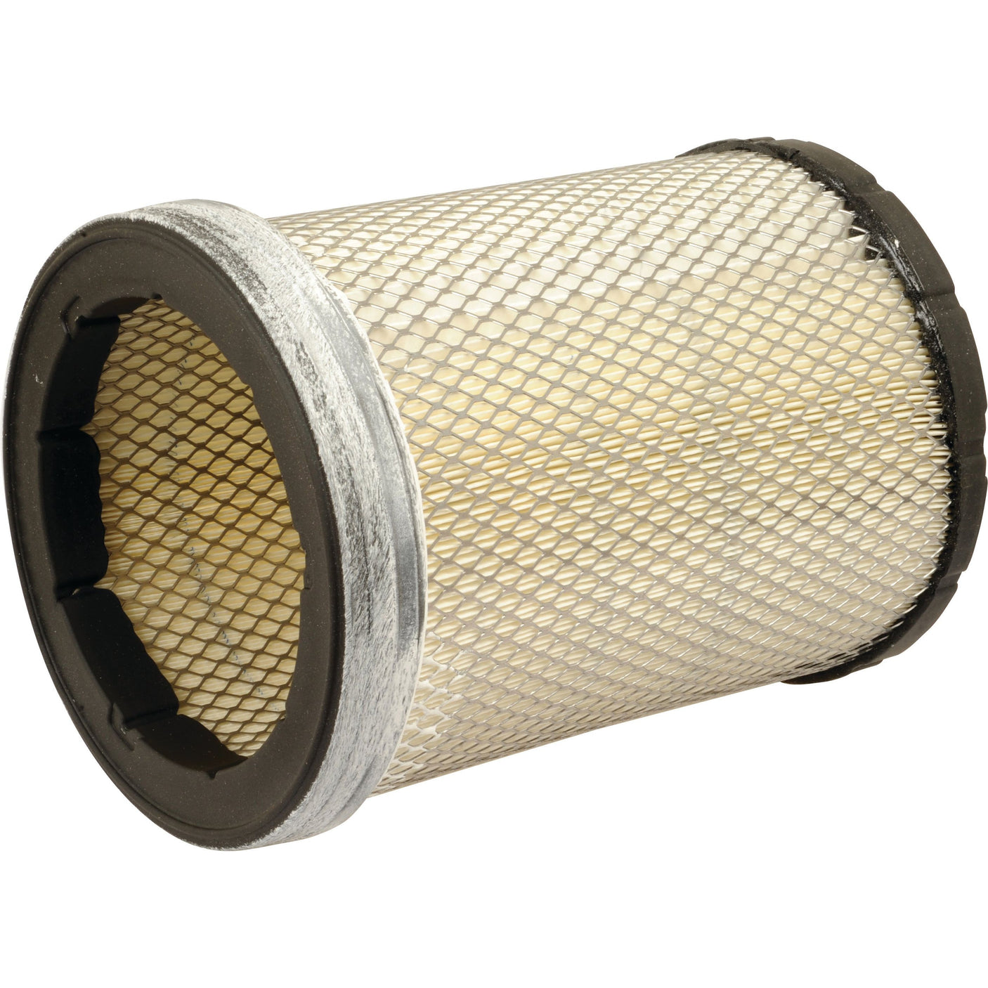 The Sparex Air Filter - Inner - AF25701 (Sparex Part No. S.108809) is a cylindrical, metallic-mesh air filter with rubber ends, ideal for heavy-duty applications such as those in Case IH machinery.