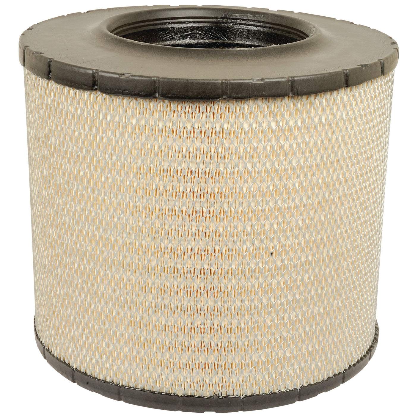 The Sparex Air Filter - Outer - AF26200 (Sparex Part No. S.108850) features a ridged, mesh-like surface with black rubberized ends, making it ideal for various engines, including John Deere models.