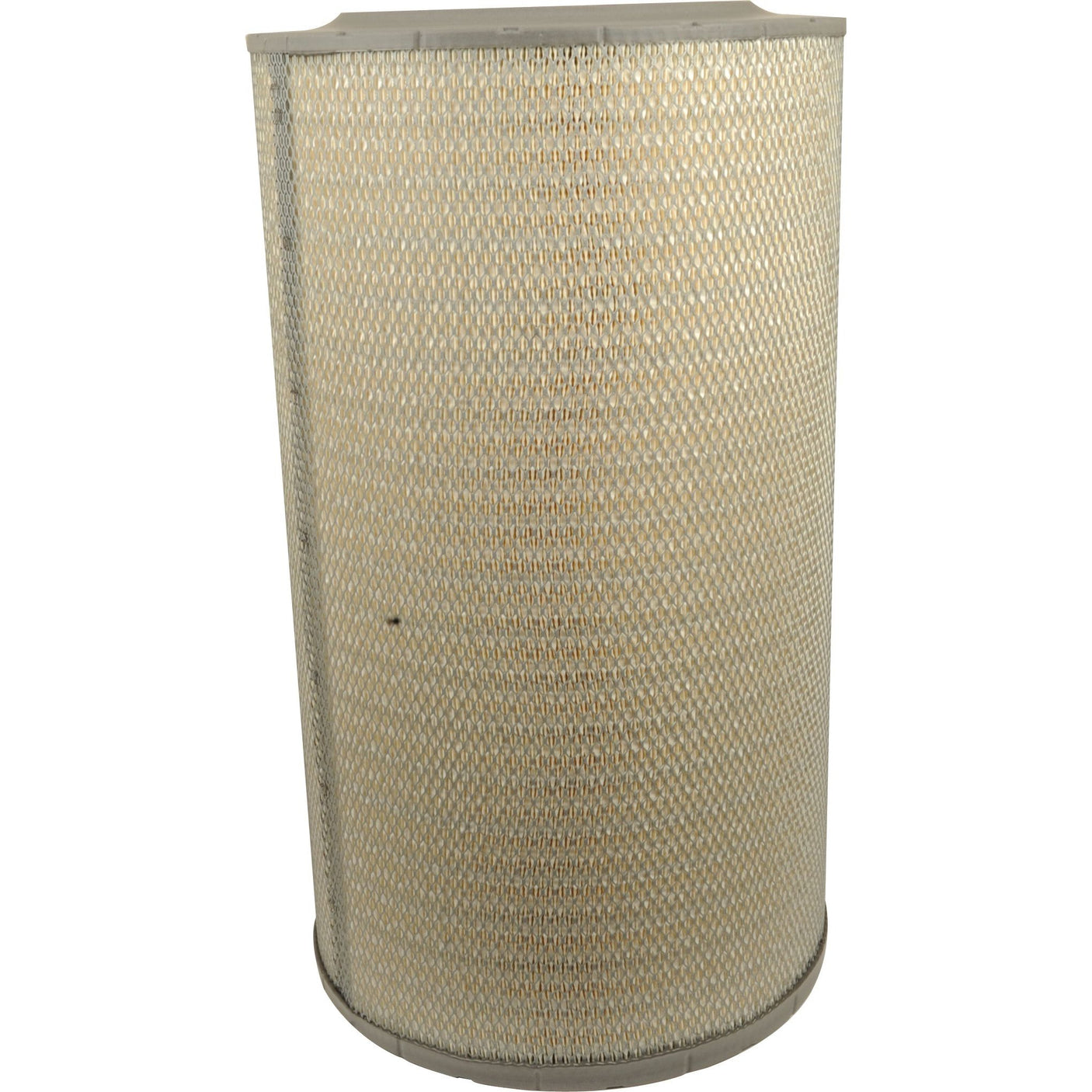 A cylindrical Sparex Fleetguard air filter (Product No. S.108856), featuring a metal mesh exterior, designed to remove particulates from the air.