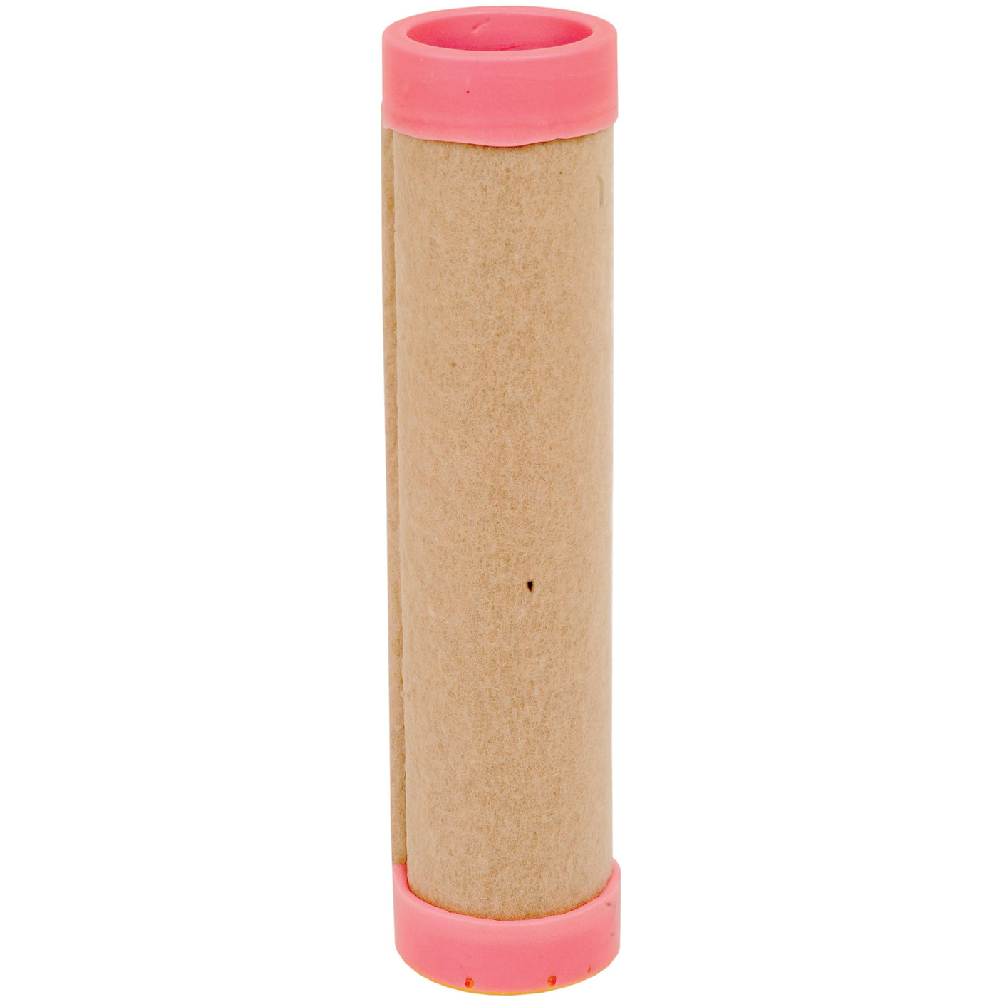 A Fleetguard air filter designed for Kubota machinery, featuring a cylindrical cardboard tube with pink plastic ends, known as the Sparex Air Filter - Inner - AF26388 (Sparex Part No. S.108868).