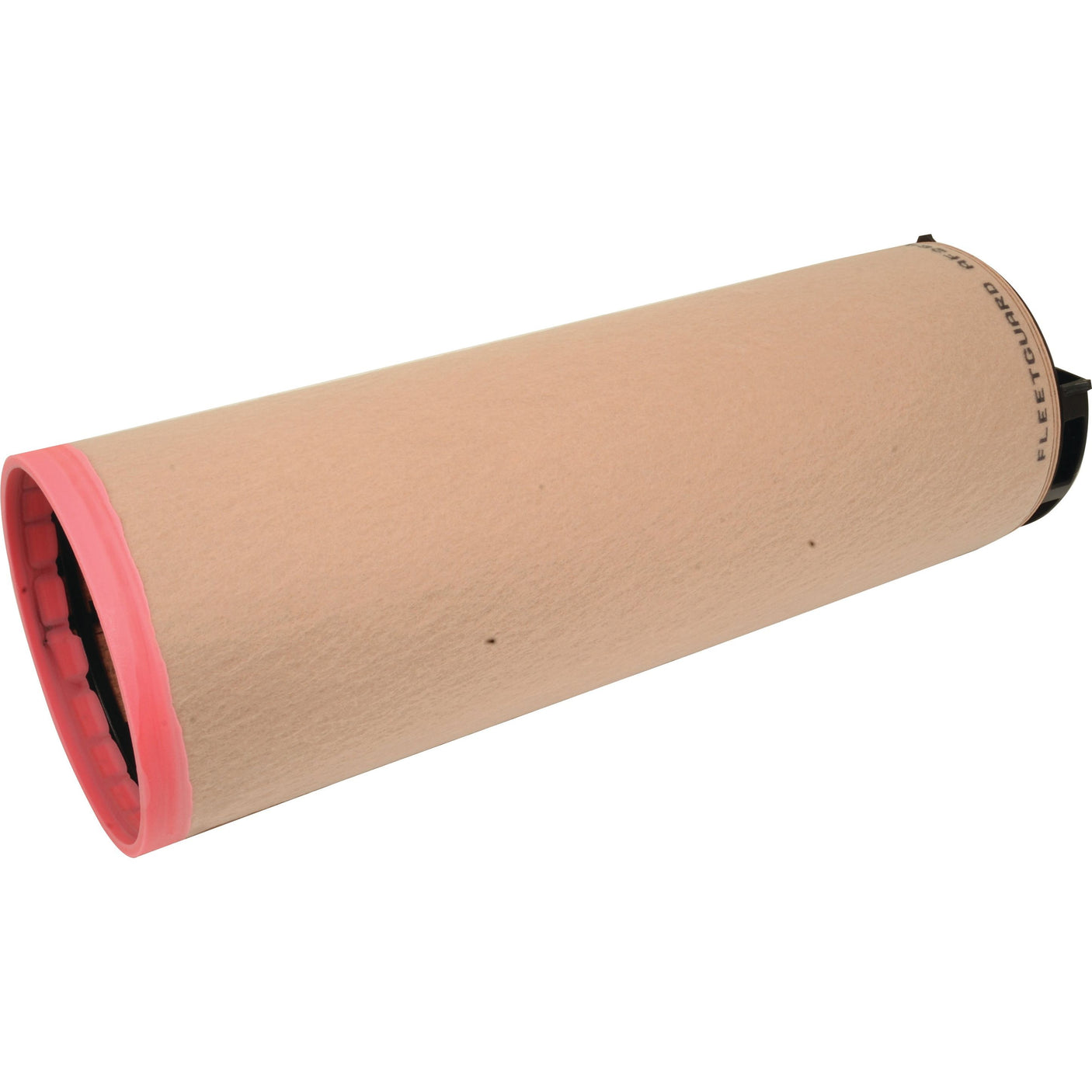 The Sparex Air Filter - Inner - AF26402 (Sparex Part No.S.108879) features a cylindrical design with a beige exterior and pink ends, specifically modeled after the Fleetguard AF26402 standard.