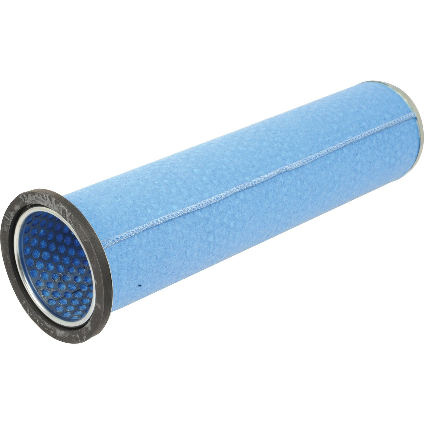 A cylindrical blue Sparex Air Filter - Inner - AF4103 (Sparex Part No. S.108902) with a perforated inner metal core and rubberized ends.