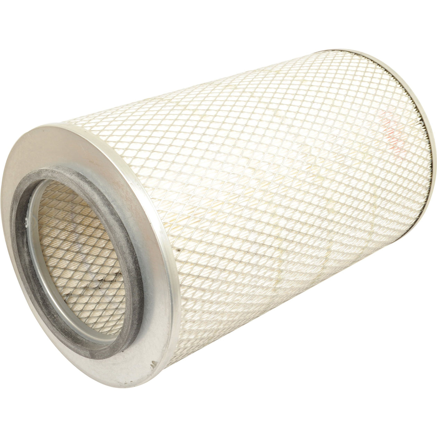 The Sparex Air Filter - Outer - AF4756 (Sparex Part No. S.108936) features a metal mesh exterior and a central rubber-lined hole for attachment, making it ideal for Case IH machinery.