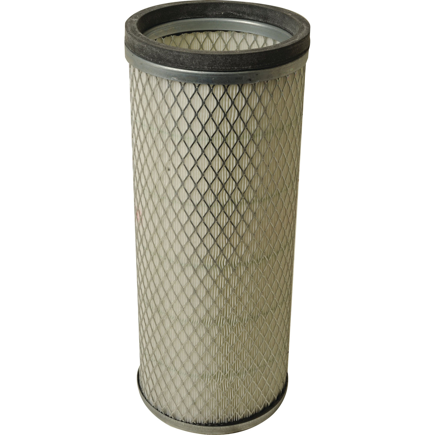 The Sparex Air Filter - Inner - AF4757 (Sparex Part No.S.108937) is a cylindrical air filter engineered for optimal performance, featuring a robust metal mesh exterior and a pleated paper interior. Compatible with Case IH equipment, this air filter guarantees superior filtration and longevity.