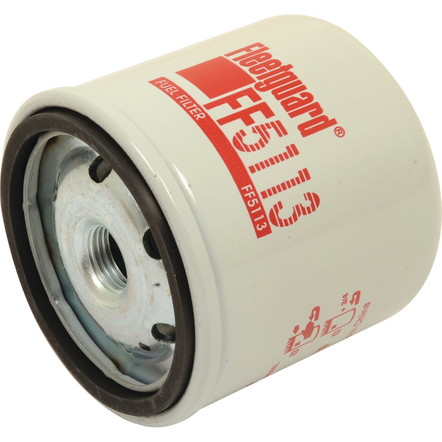 A white cylindrical fuel filter labeled "Sparex S.109067" with red text and a metal threaded inlet on one end, ideal for Deutz-Fahr AGROPLUS.