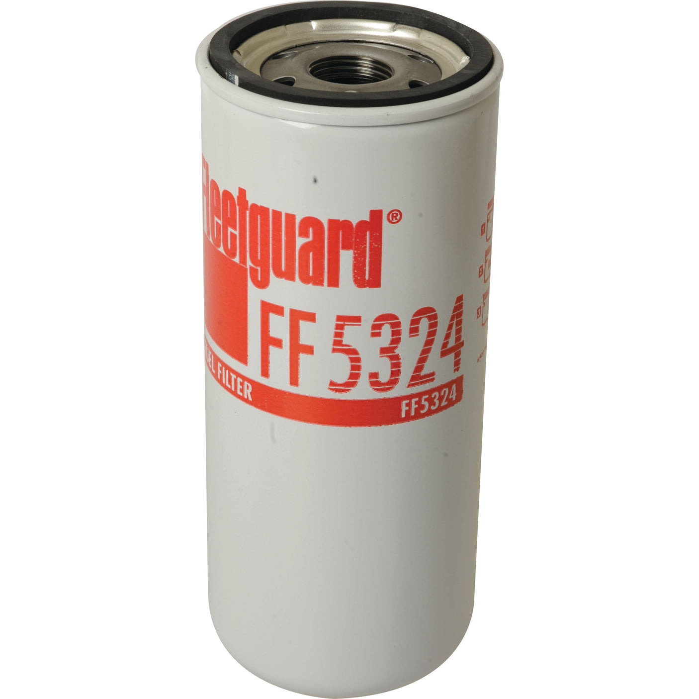 A white Sparex Fuel Filter - Spin On - FF5324 (Sparex Part No. S.109082) with red text and a round metal base.