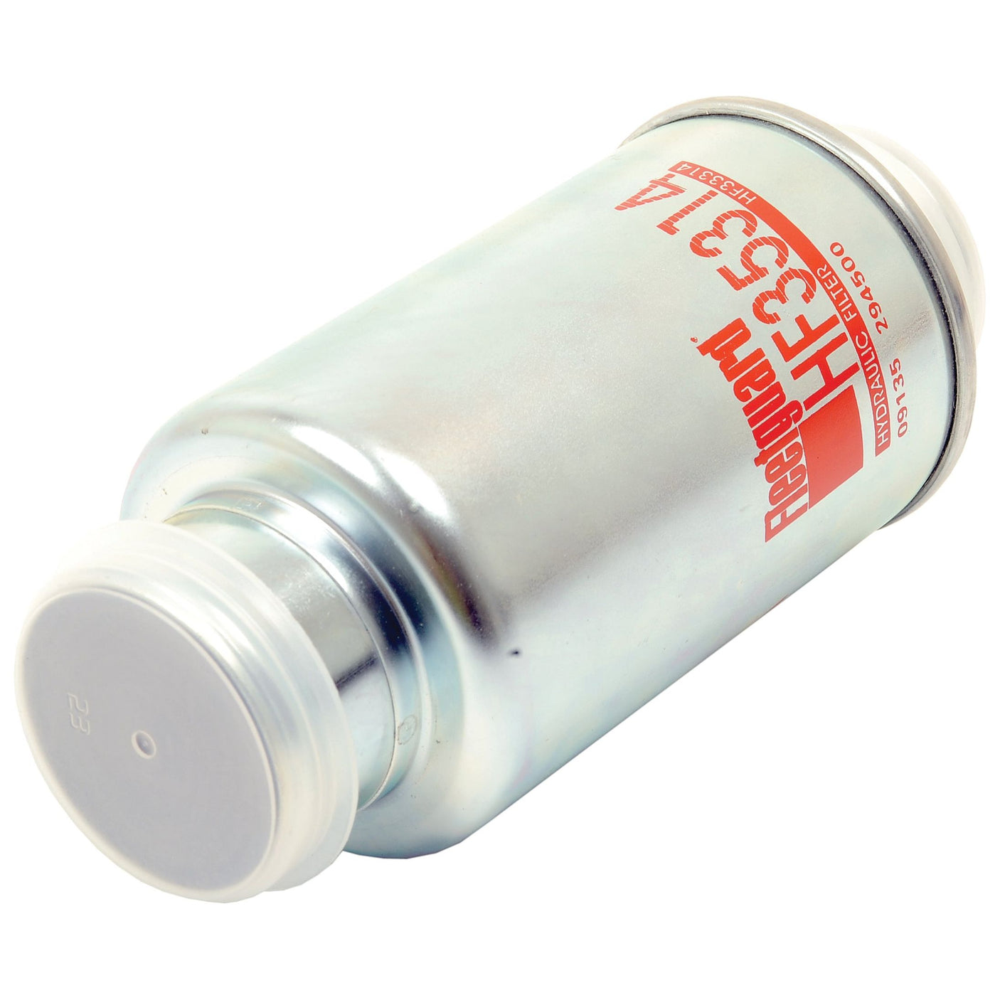 A cylindrical canister labeled "Sparex Part No. S.109249" containing a Hydraulic Filter Element HF35314, branded by Sparex, with silver coloration and identifiable red text, is perfectly compatible for use with a Renault Filter system.