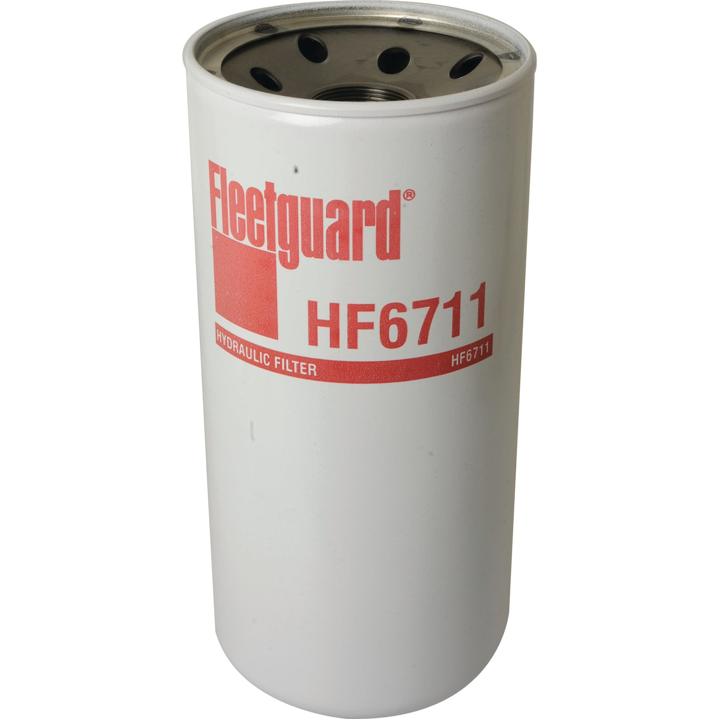 A cylindrical white hydraulic filter with the brand "Sparex" and model "HF6711" (Sparex Part No. S.109349) printed in red, ideal for Case IH International Harvester and Massey Ferguson filters.