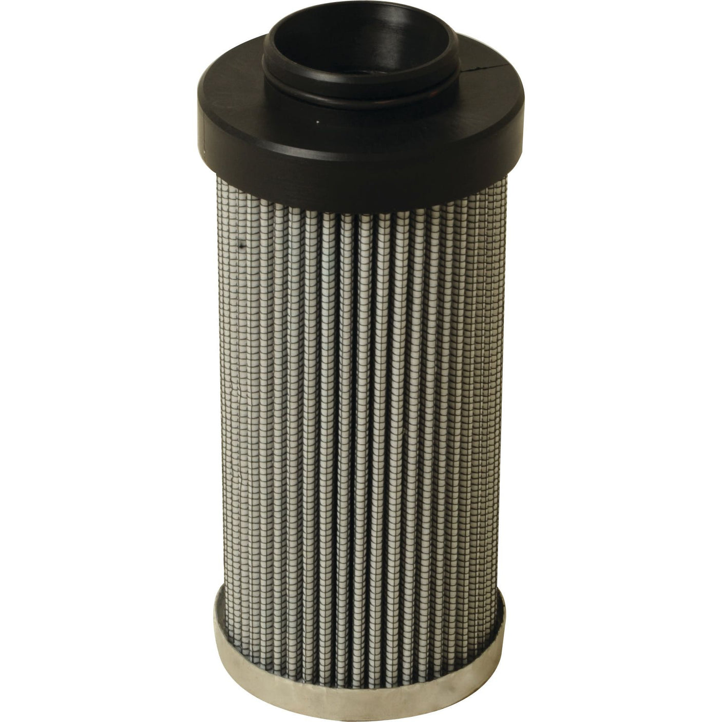 A spin-on hydraulic filter with a pleated design, black end caps, and Kubota-compatible features from Sparex, similar to the Fleetguard HF7551.