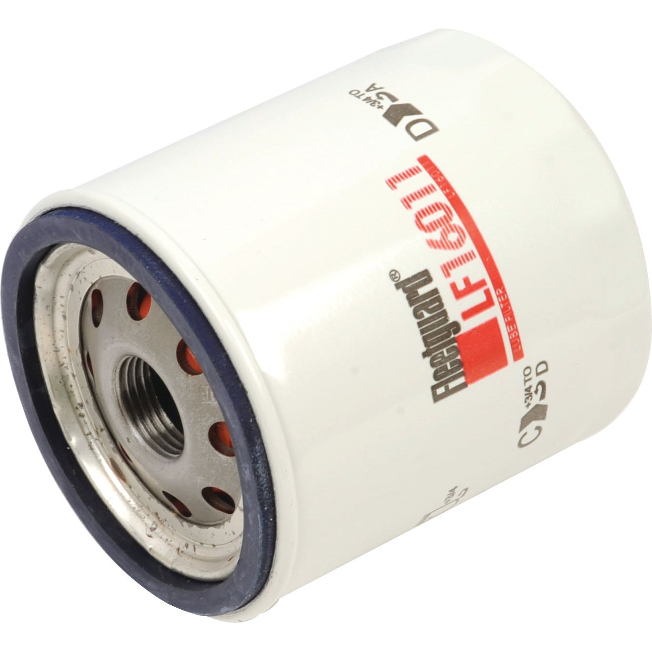 A white cylindrical oil filter with a metal base and a threaded center hole, labeled "Sparex S.109374," resembling the filters used in Ford/New Holland Tractors, against a plain background.