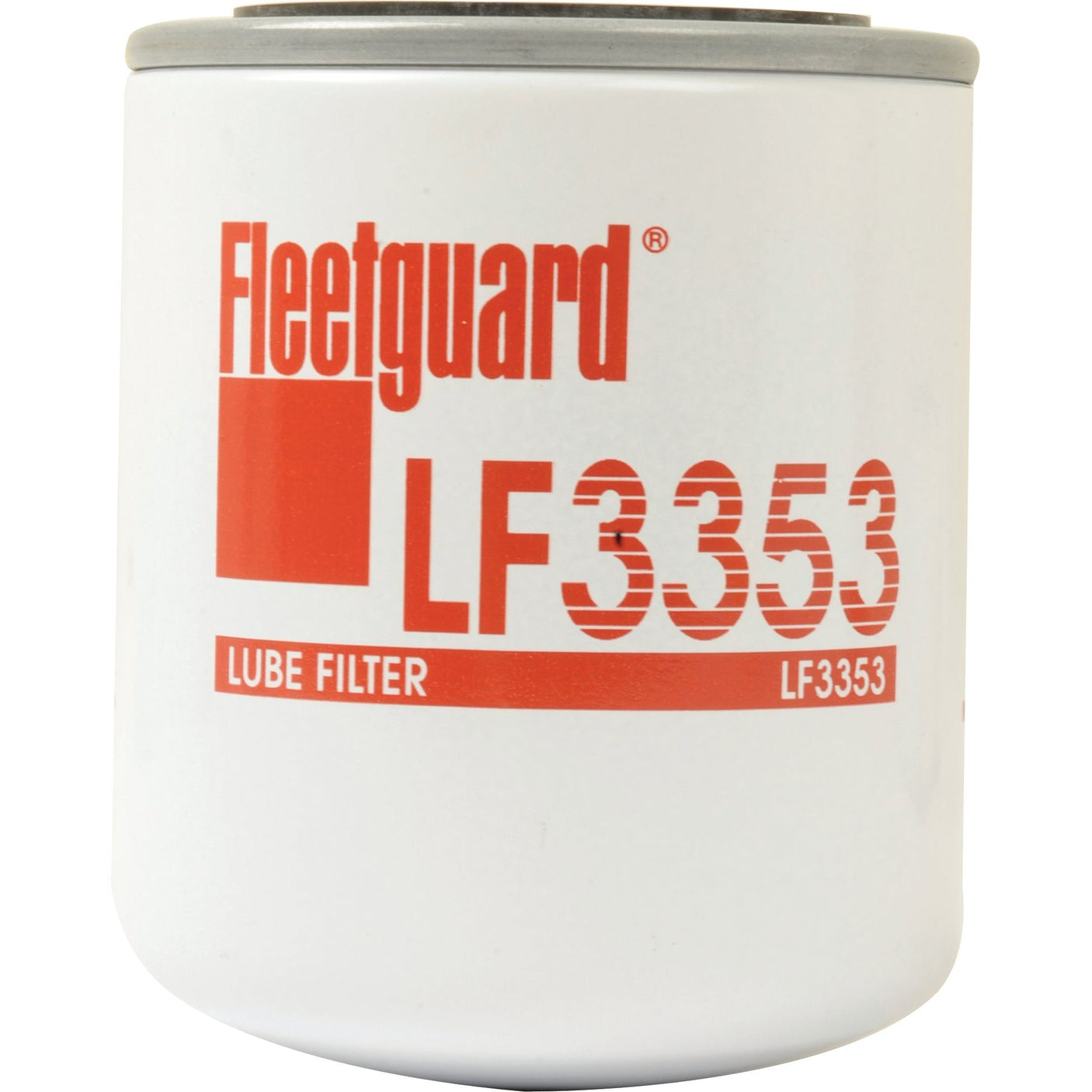 White Sparex Oil Filter - Spin On - LF3353 with red text and logo, Sparex Part No. S.109397.