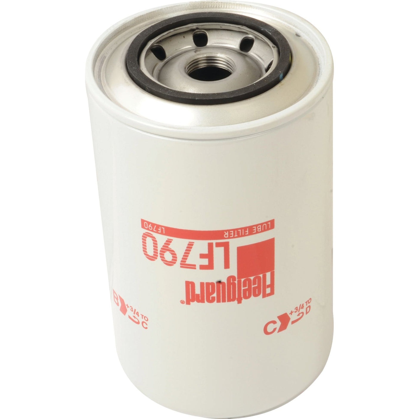 A cylindrical Sparex Oil Filter - Spin On - LF790 with "LF790" and the brand name printed in red text. The white-cased filter is compatible with Case IH International Harvester.